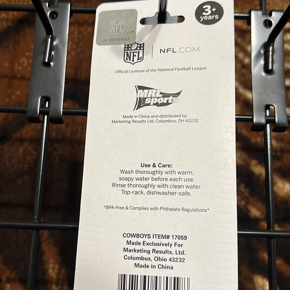 New NFL Dallas Cowboys Kids 3+ Years Fork & Spoon Officially Licensed Product - Picture 5 of 5